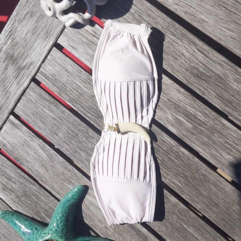 H&M bandeau swim top
